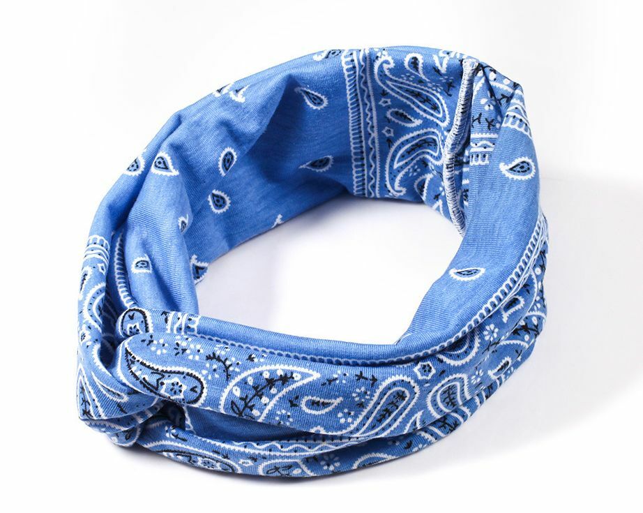 Paisley print turban headband