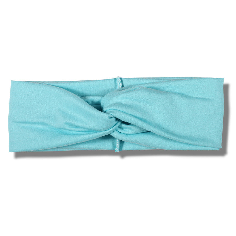 Cotton plain turban headband