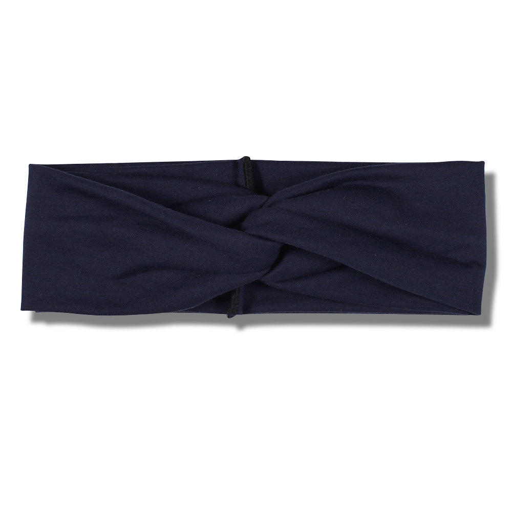 Cotton plain turban headband