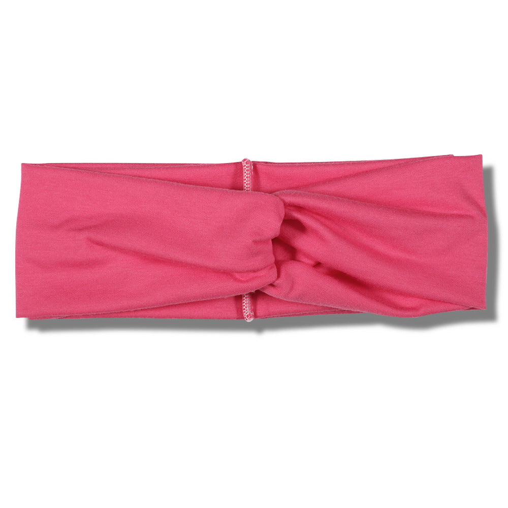 Cotton plain turban headband