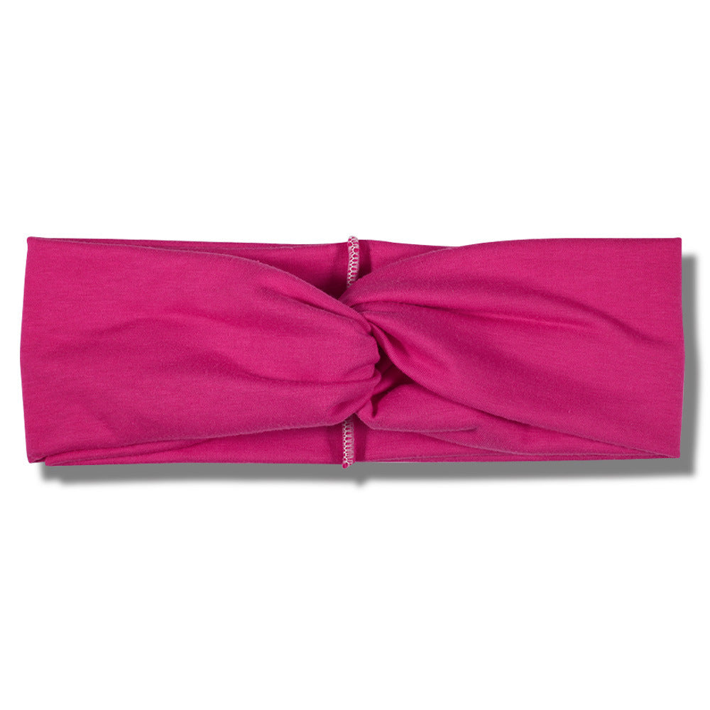 Cotton plain turban headband