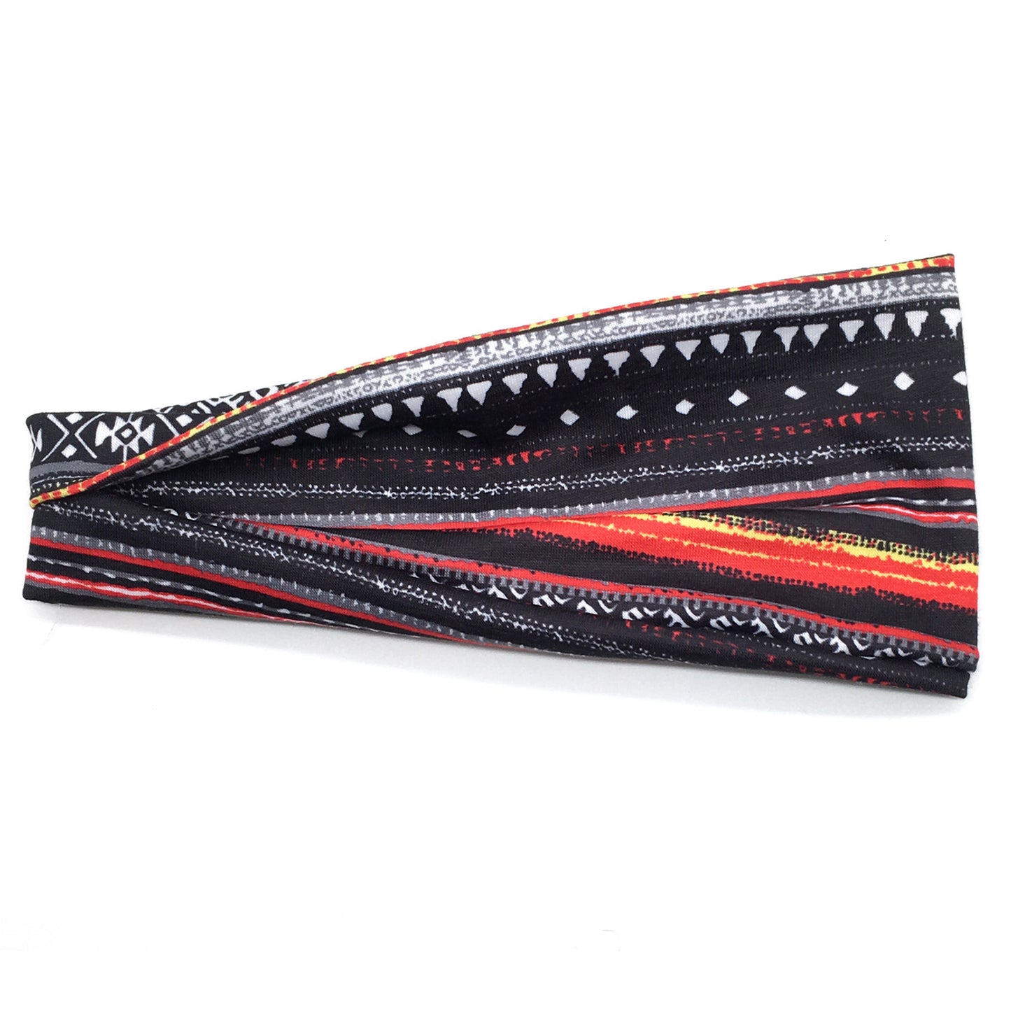 Soft cotton printed sporty bandanna headband