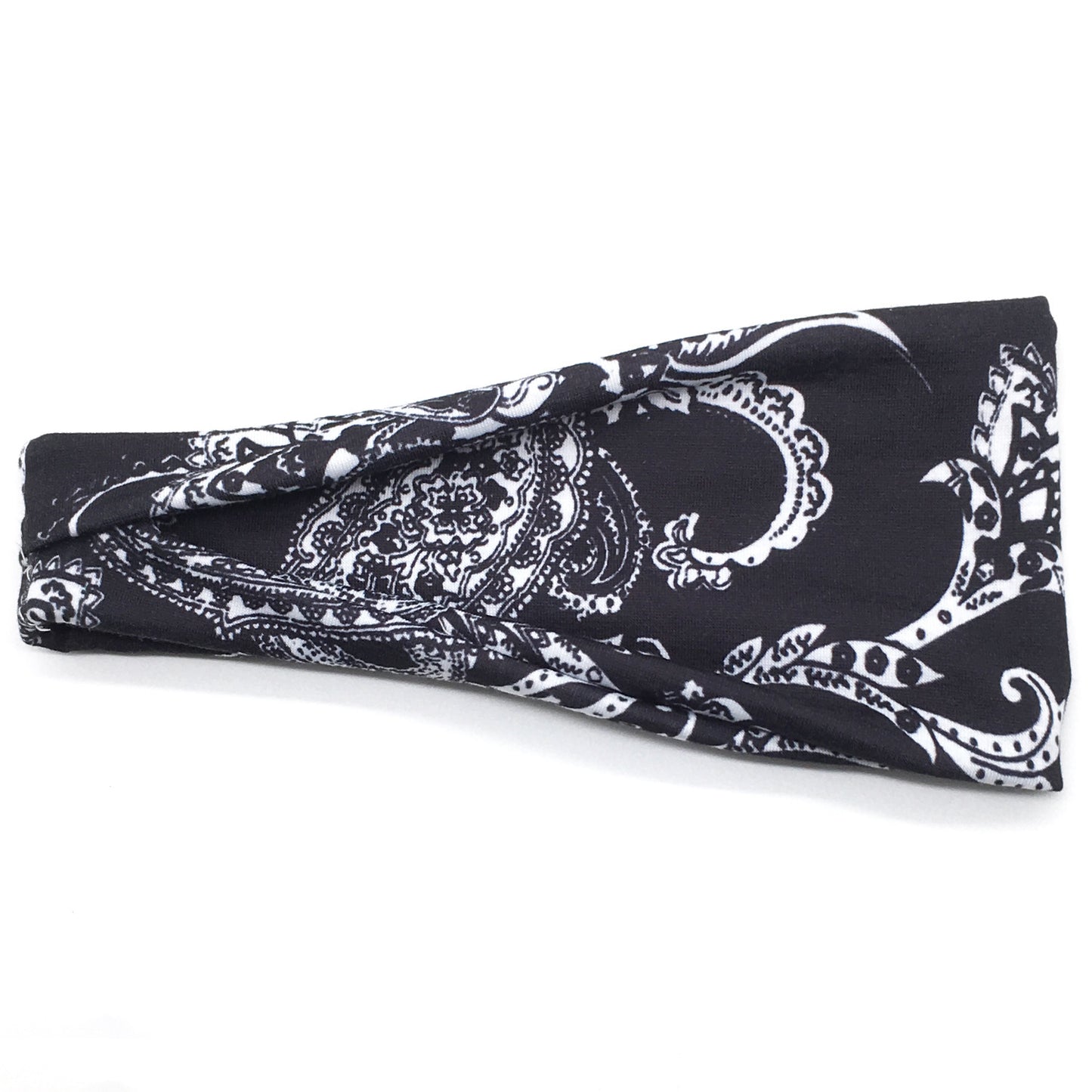 Soft cotton printed sporty bandanna headband
