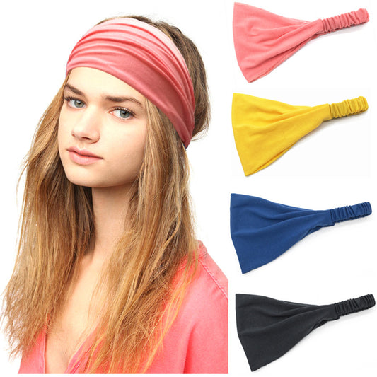 Thin cotton bandanna headband