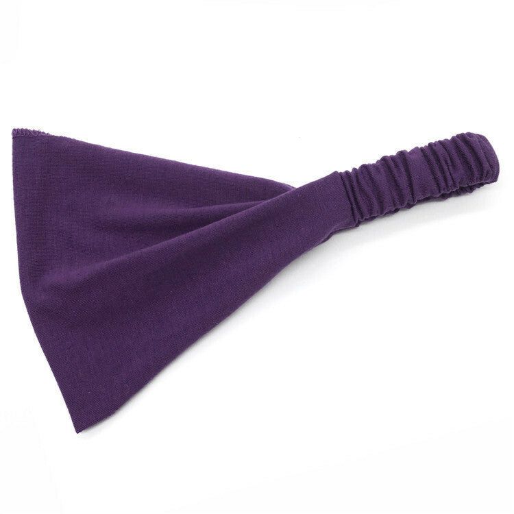 Thin cotton bandanna headband