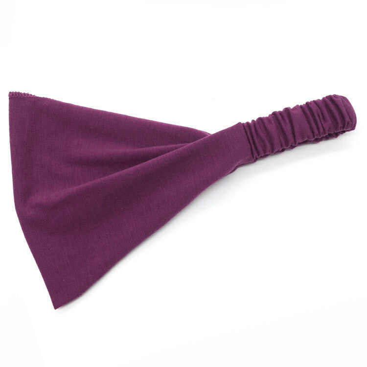 Thin cotton bandanna headband