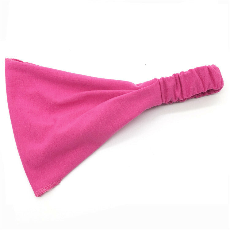 Thin cotton bandanna headband