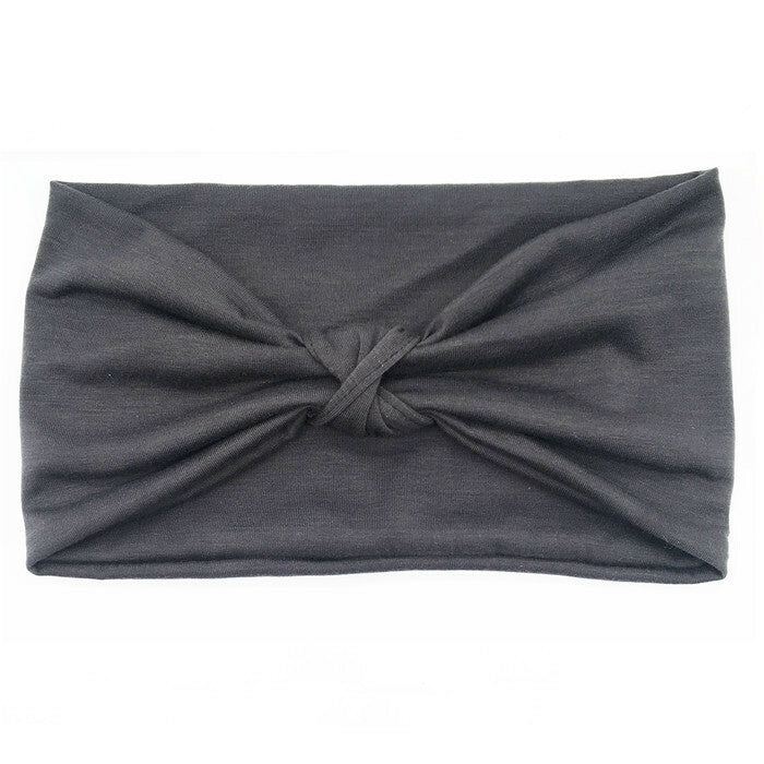 Soft multi-styles knotted bandanna headband