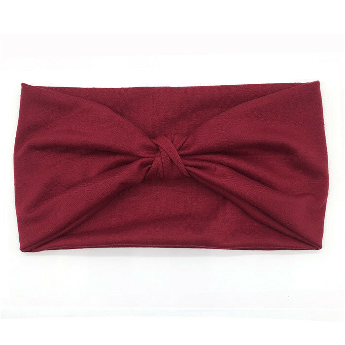 Soft multi-styles knotted bandanna headband