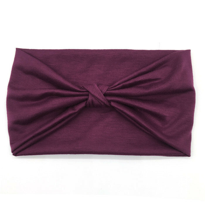 Soft multi-styles knotted bandanna headband