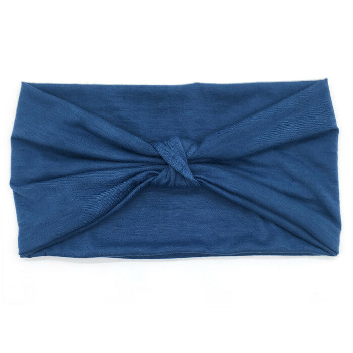 Soft multi-styles knotted bandanna headband