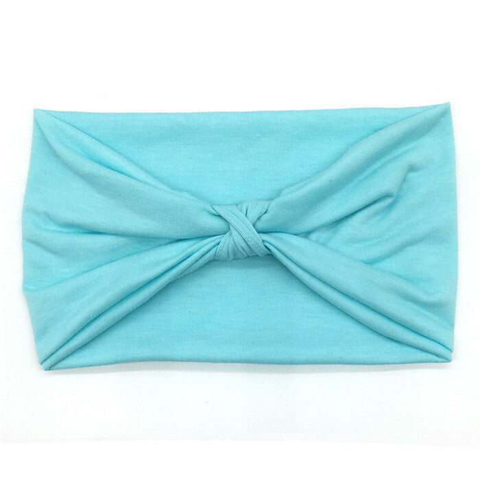 Soft multi-styles knotted bandanna headband