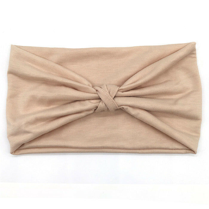 Soft multi-styles knotted bandanna headband