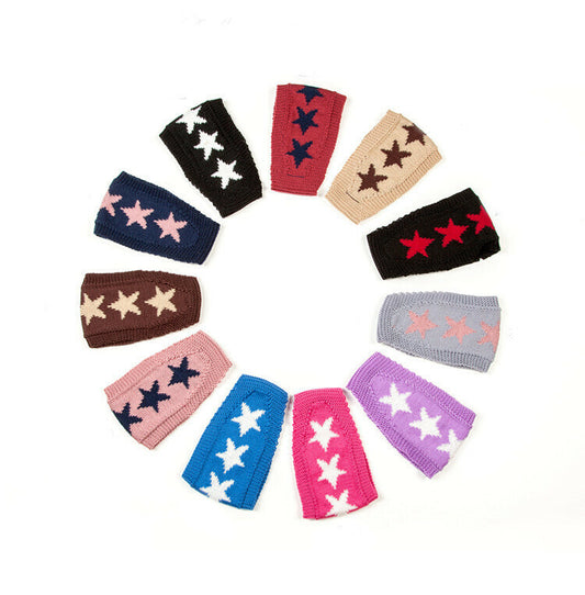 Mix of patterned crochet headbands