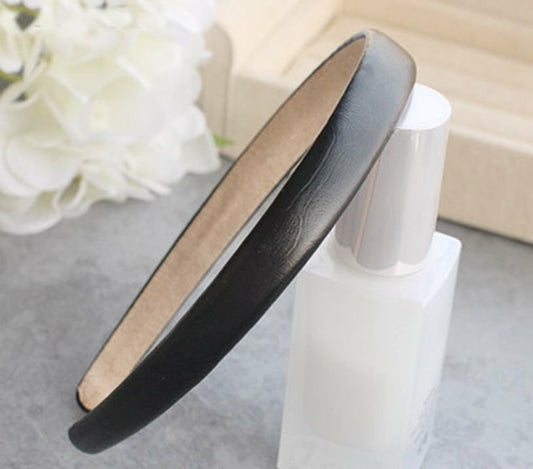 Bulk 1.8cm plain colours leather headband 20 -100 pieces