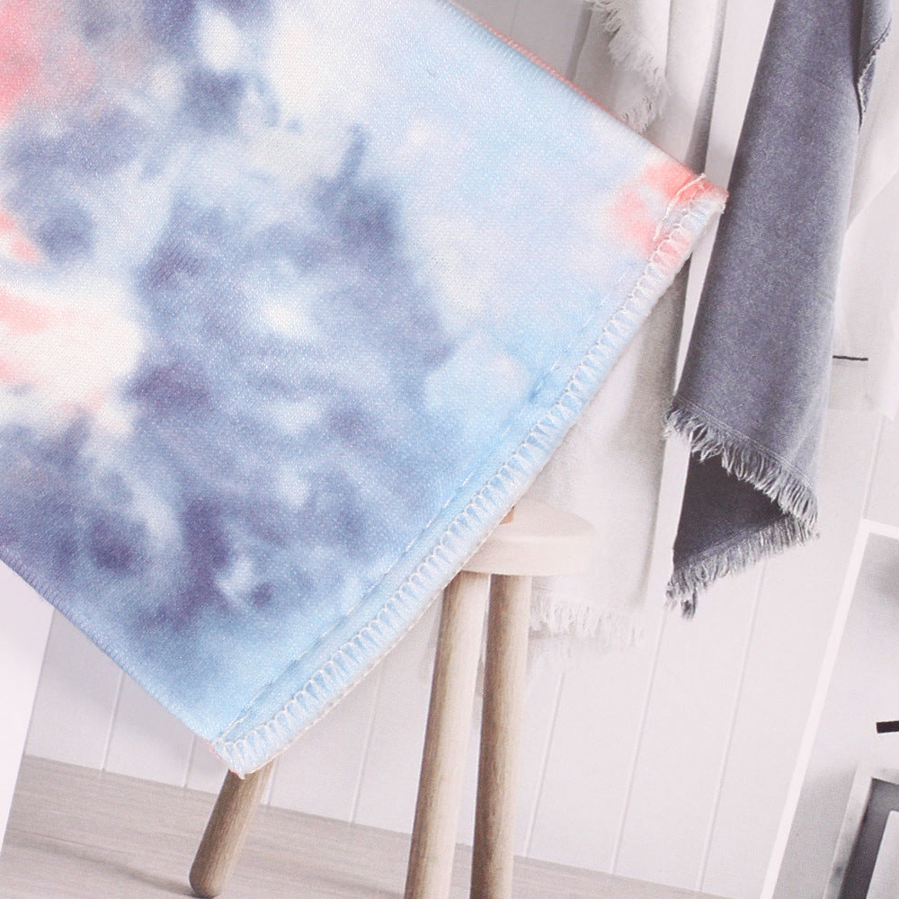 Multi-coloured Tie Dye prints turban headband