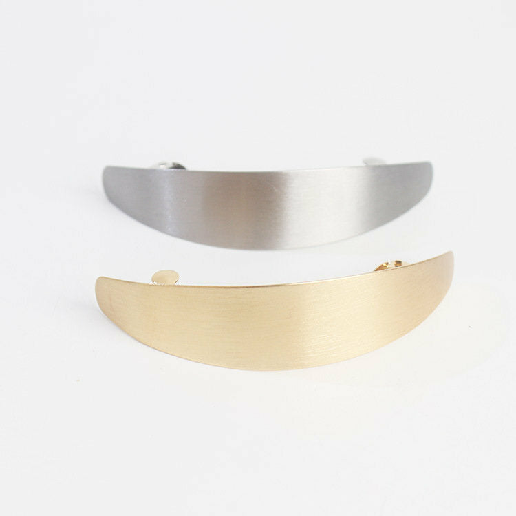 Bulk metallic hair barrettes - 20 pieces