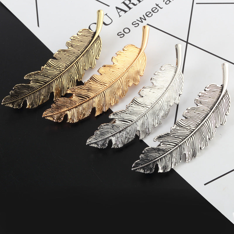 Bulk metallic hair barrettes - 20 pieces