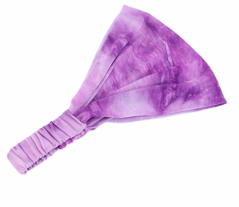 Tie-dye bandanna headband
