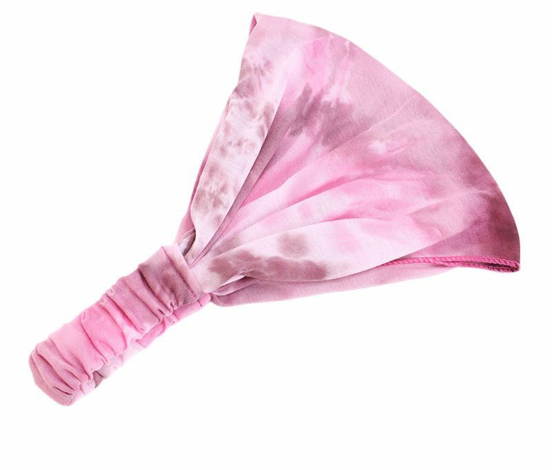 Tie-dye bandanna headband