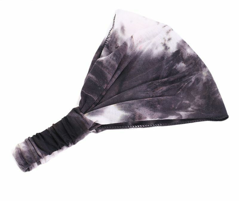Tie-dye bandanna headband