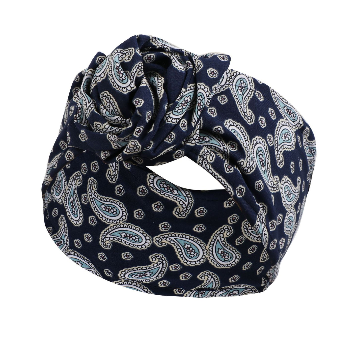 Bulk 20 pieces printed flat wide twist hair scarf
