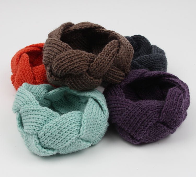 Crochet braided head band