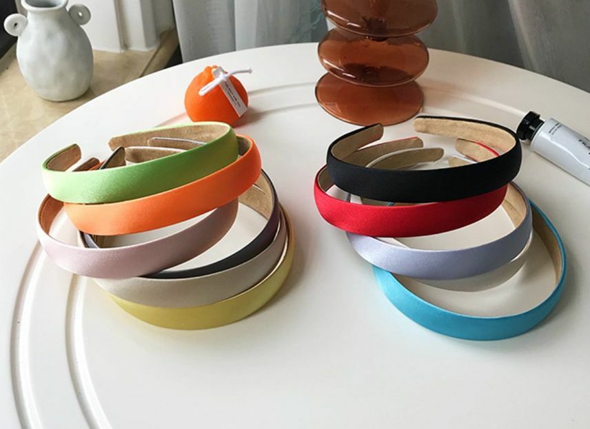 2cm-wide silky satin headband