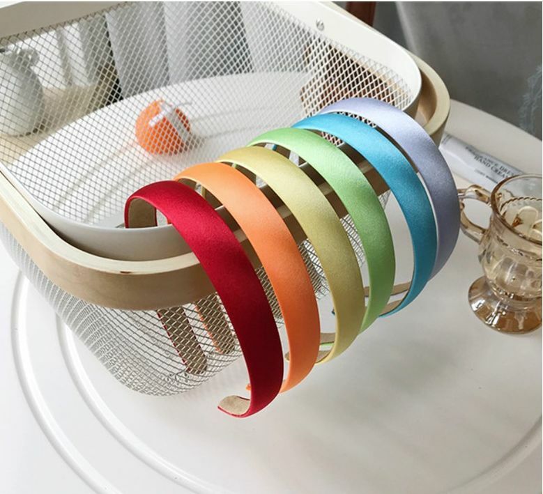 2cm-wide silky satin headband