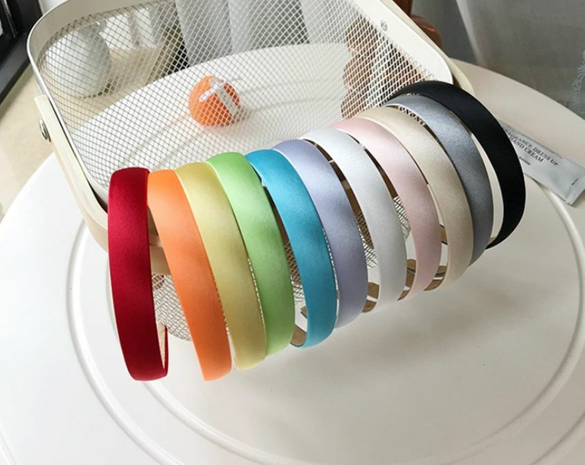 2cm-wide silky satin headband