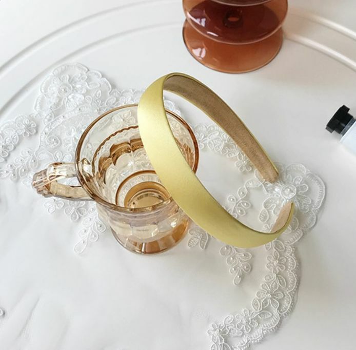 2cm-wide silky satin headband