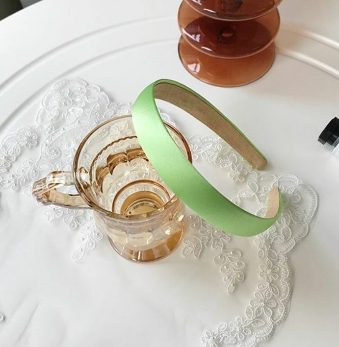 2cm-wide silky satin headband