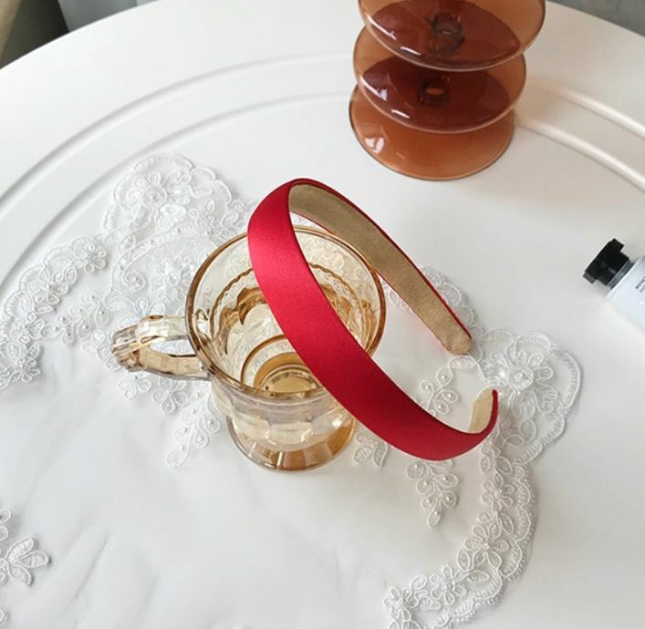 2cm-wide silky satin headband