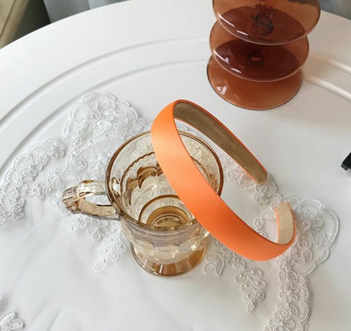 2cm-wide silky satin headband