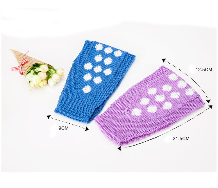 Mix of patterned crochet headbands
