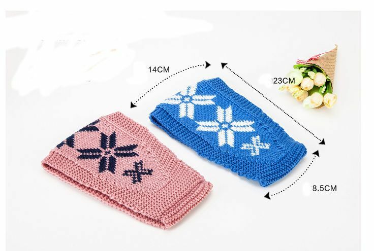 Mix of patterned crochet headbands