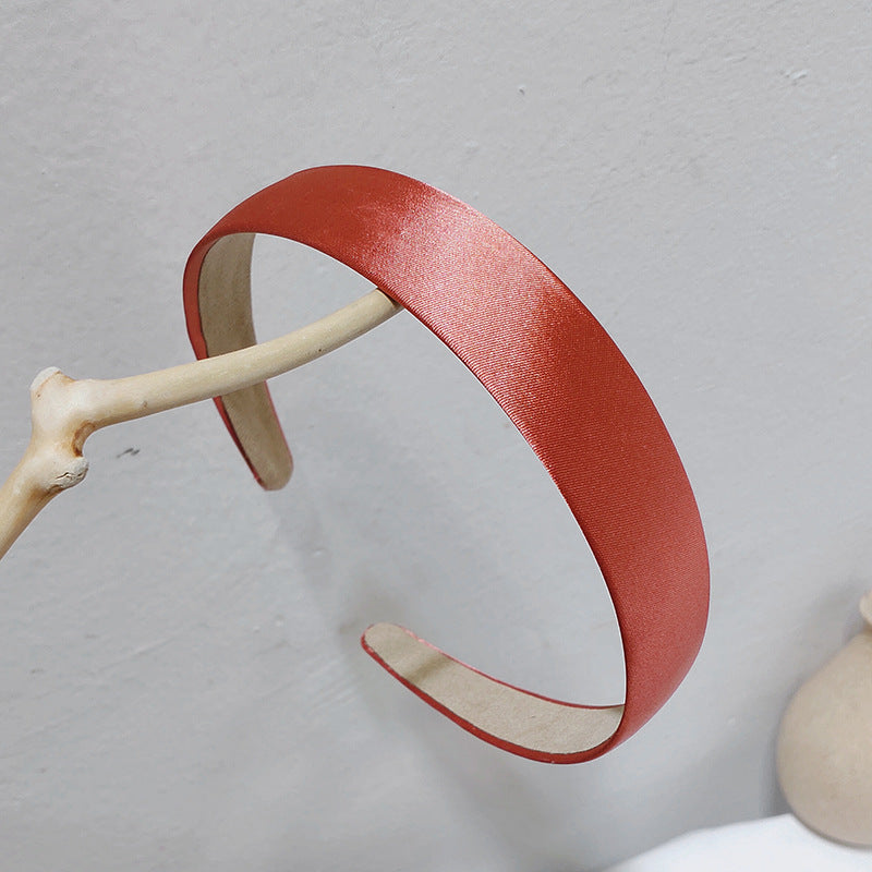 2.5cm-wide silky satin headband