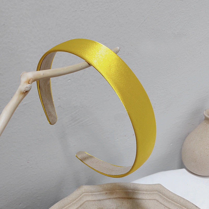 2.5cm-wide silky satin headband