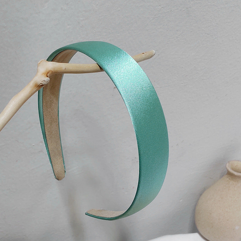 2.5cm-wide silky satin headband