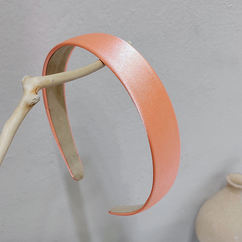 2.5cm-wide silky satin headband