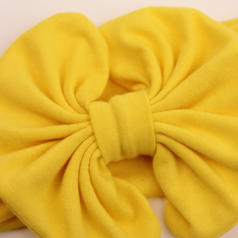 Cotton large bow headband