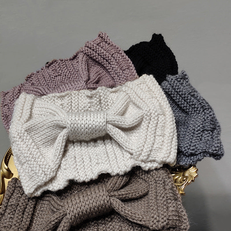 2-way knotted knitted hair band