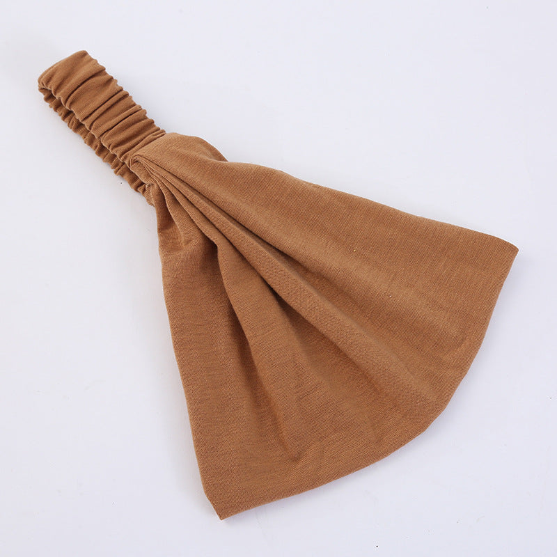 Extra-wide bandanna headband