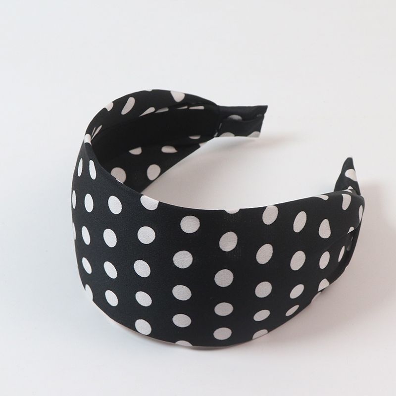 7cm wide polka dots headband