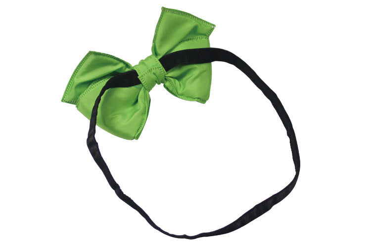 Sponge butterfly bow elastic headband