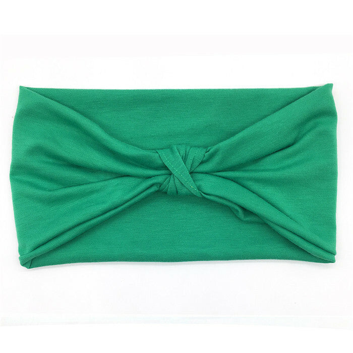 Soft multi-styles knotted bandanna headband