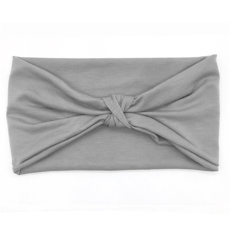 Soft multi-styles knotted bandanna headband