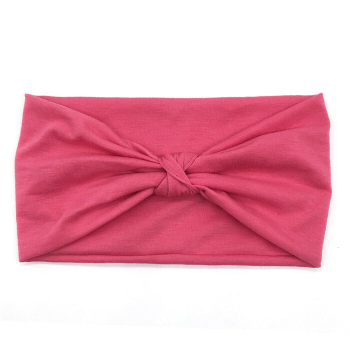 Soft multi-styles knotted bandanna headband