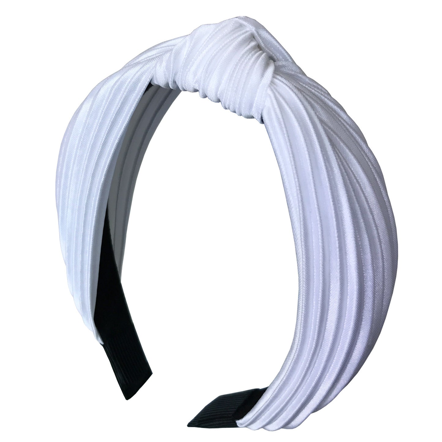 Pleated knotted headband