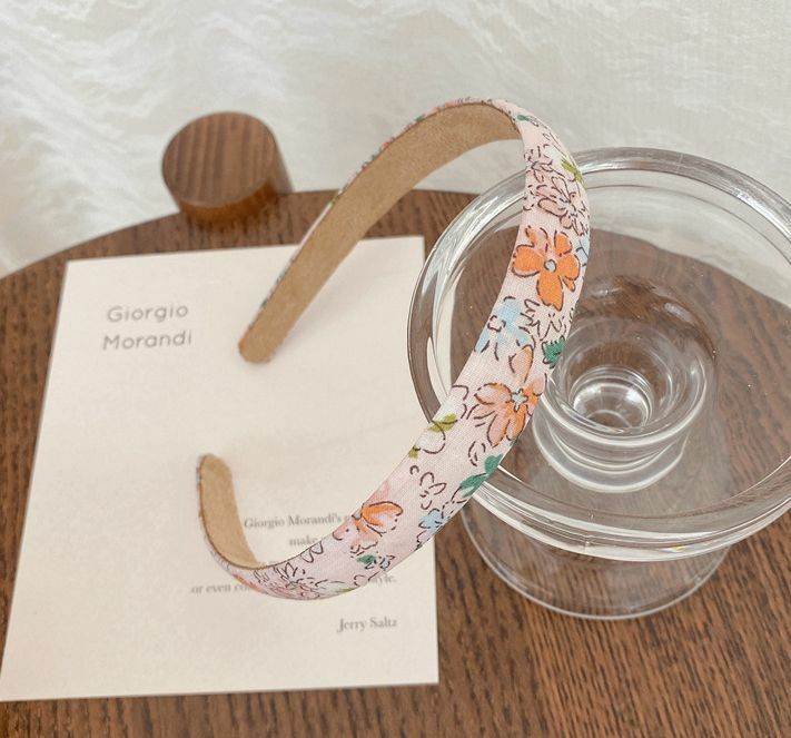 Slim cotton headband in assorted printings